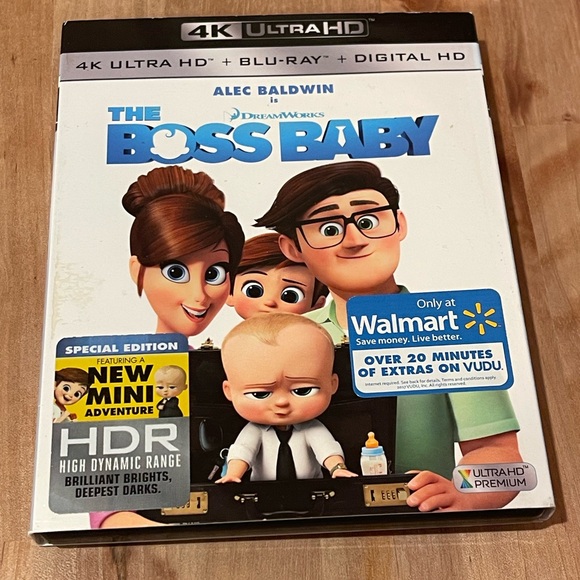 Dreamworks Other - Only at Walmart The Boss Baby 4K Ultra HD Blu-ray
